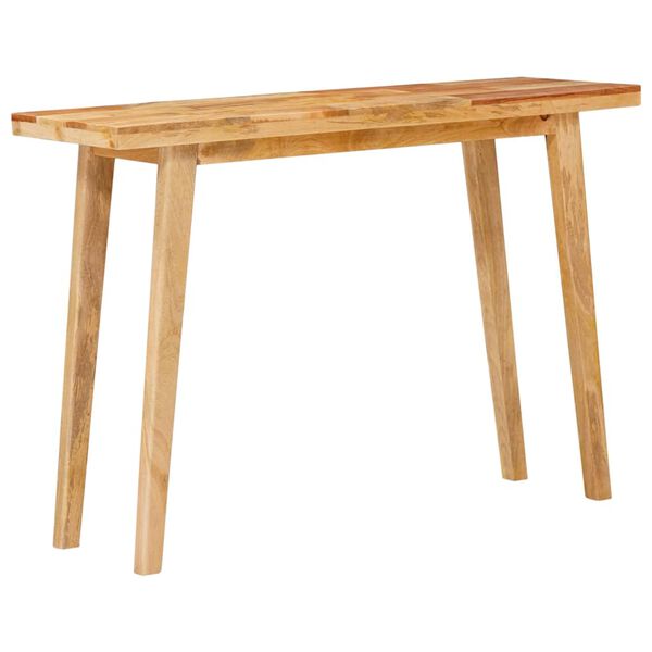vidaXL Table &agrave; d&icirc;ner Naturel 100 x 35 x 75 cm Bois de mangue massif