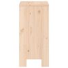 vidaXL Tabourets de bar lot de 2 40x36x75 cm bois massif de pin