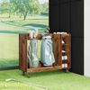 vidaXL Armoire de Golf avec roue Uni Bois ancien 120 x 45 x 98 cm