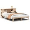 vidaXL Lit biblioth&egrave;que sans matelas 140x190 cm bois de pin massif