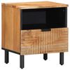 vidaXL Table de chevet 40x33x46 cm en bois massif d'acacia