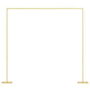 vidaXL Arche de mariage Dor&eacute; 338 x 35 x 300 cm Acier
