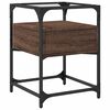 vidaXL Table de chevet chêne marron 40x40x55 cm bois d’ingénierie