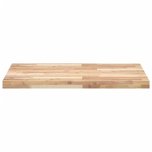 vidaXL Dessus de table rectangulaire 80x60x4 cm bois massif d'acacia