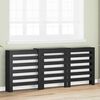 vidaXL Cache-Radiateur Ch&ecirc;ne noir 205 x 21,5 x 83,5 cm