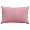 vidaXL Coussins de canapé 2 pcs Rose 60 x 40 cm