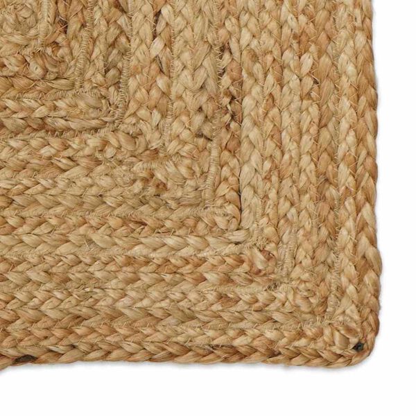 vidaXL Tapis de zone Beige 140 x 200 cm Jute