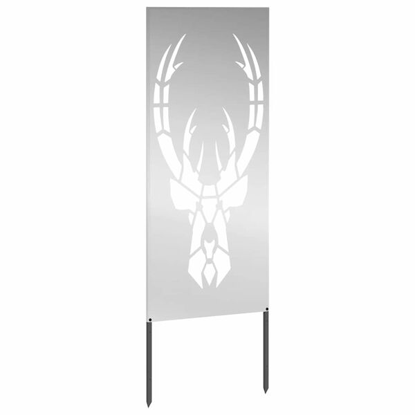 vidaXL &Eacute;cran de confidentialit&eacute; de jardin Argent&eacute; 50 x 140 cm