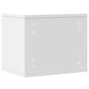 vidaXL Organisateur de bureau blanc 36x26x29,5 cm bois d'ingénierie