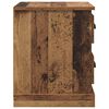 vidaXL Cabinet de chevet avec tiroir Bois ancien 39 x 39 x 47.5 cm