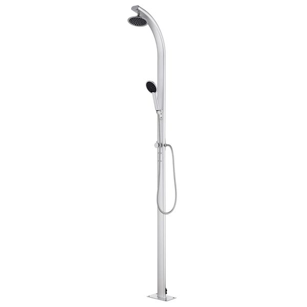 vidaXL Douche de jardin 215 cm Aluminium