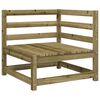 vidaXL Salon de jardin 2 pcs bois de pin impr&eacute;gn&eacute;