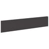 vidaXL Bordure de Pelouse 20 pc 100 x 22 cm Acier Noir