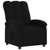 vidaXL Fauteuil inclinable &eacute;lectrique Noir Tissu