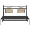 vidaXL Cadre de lit sans matelas ch&ecirc;ne sonoma 140x190 cm