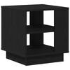 vidaXL Table basse Ch&ecirc;ne noir 40 x 40 x 43 cm Bois d'ing&eacute;nierie