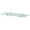vidaXL &Eacute;tag&egrave;res murales 2 pcs Verre 70 x 10 cm 8 mm