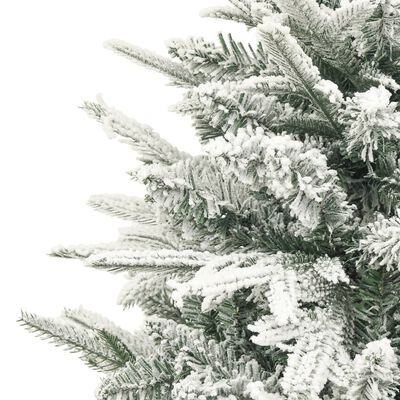vidaXL Sapin de Noël artificiel à flocons de neige Vert 120 cm PVC/PE
