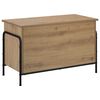 vidaXL Bo&icirc;te de rangement Ch&ecirc;ne artisanal 80 x 40 x 49,5 cm
