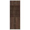 vidaXL Armoire de rangement ch&ecirc;ne brun 80x42,5x225cm bois d'ing&eacute;nierie