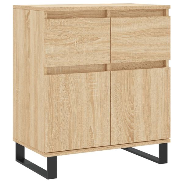 vidaXL Buffet Ch&ecirc;ne sonoma 60x35x70 cm Bois d'ing&eacute;nierie