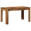 vidaXL Table &agrave; manger vieux bois 140x74,5x76 cm bois d'ing&eacute;nierie