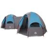 vidaXL Tente familiale avec auvent imperm&eacute;able 14 personne Bleu