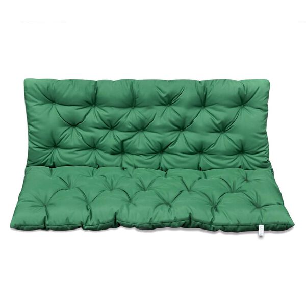 vidaXL Coussin vert pour balancelle 120 cm