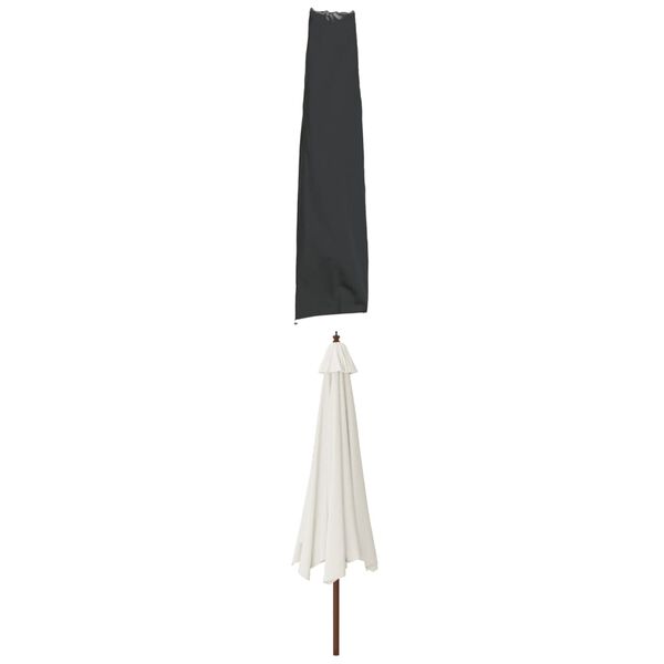 vidaXL Housse de parapluie de jardin noir 190x50/30 cm oxford 420D