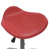 vidaXL Chaise de bureau Rouge bordeaux Similicuir