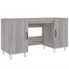 vidaXL Bureau sonoma gris 140x50x75 cm bois d'ing&eacute;nierie