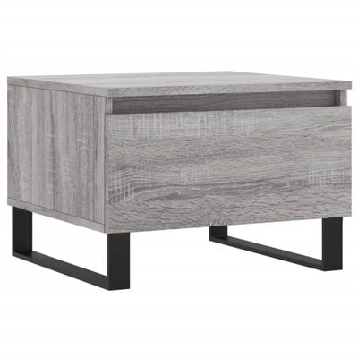 vidaXL Table basse sonoma gris 50x46x35 cm bois d'ingénierie