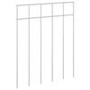 vidaXL Panneau de cl&ocirc;ture de jardin 12 pcs Acier galvanis&eacute; Argent&eacute;
