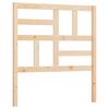 vidaXL T&ecirc;te de lit 106x4x104 cm Bois massif de pin