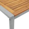 vidaXL Ensemble de salle &agrave; manger pour jardin 5 pcs Gris