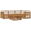 vidaXL Ensemble de canap&eacute;s d'ext&eacute;rieur 5 pc Naturel