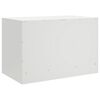 vidaXL Meubles TV 2 pcs blanc 67x39x44 cm acier