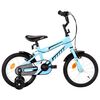 vidaXL V&eacute;lo pour enfants 14 pouces Noir et bleu