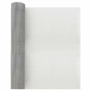 vidaXL &Eacute;cran en maille 40 x 500 cm 20 Mesh Acier Inoxydable 201