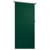 vidaXL Abri de jardin vert 180,5 x 97 x 209,5 cm Acier galvanis&eacute;
