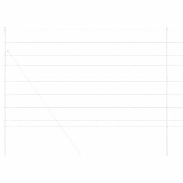 vidaXL Cl&ocirc;ture de prairie Argent&eacute; 50 x 1,5 m Acier galvanis&eacute;