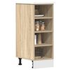 vidaXL Meuble bas "Riga" Ch&ecirc;ne Sonoma 30&nbsp;x&nbsp;44,5&nbsp;x&nbsp;81,5&nbsp;cm Bois d'ing&eacute;nierie