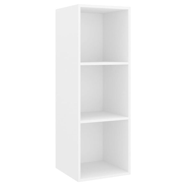 vidaXL Ensemble de meuble TV 2 pcs Blanc Bois d'ing&eacute;nierie