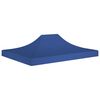 vidaXL Toit de tente de r&eacute;ception 4,5x3 m Bleu 270 g/m&sup2;