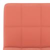 vidaXL Chaise pivotante de salle &agrave; manger Rose Velours