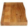 vidaXL Dessus de table &agrave; bord vivant 120x20x2,5cm bois massif manguier