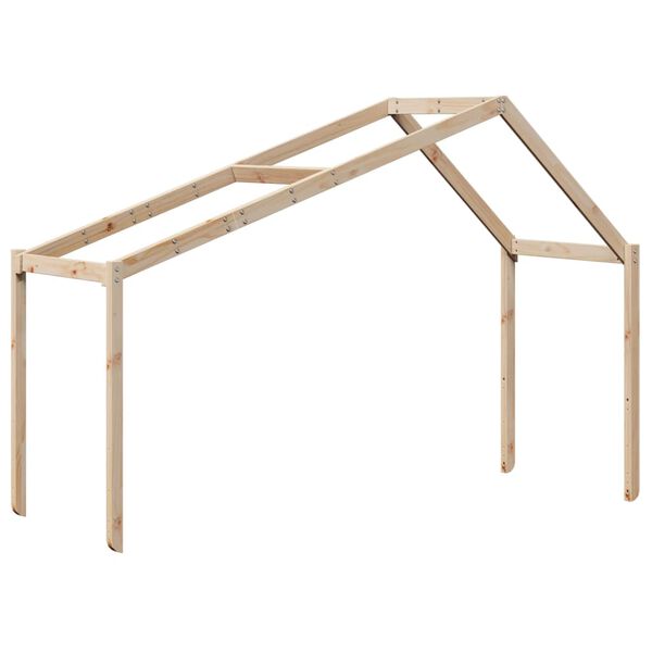 vidaXL Toit de lit pour enfants 203x95,5x142 cm bois de pin massif