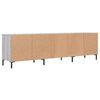 vidaXL Meuble TV sonoma gris 150x30x44,5 cm bois d'ingénierie