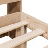 vidaXL Lit biblioth&egrave;que sans matelas 75x190 cm bois de pin massif