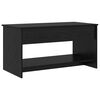 vidaXL Table basse Ch&ecirc;ne noir 80 x 50,5 x 41,5 cm Bois d'ing&eacute;nierie